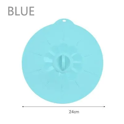 Couvre-plat universel réutilisable en silicone anti-débordement pour bols et casseroles, DC05 11