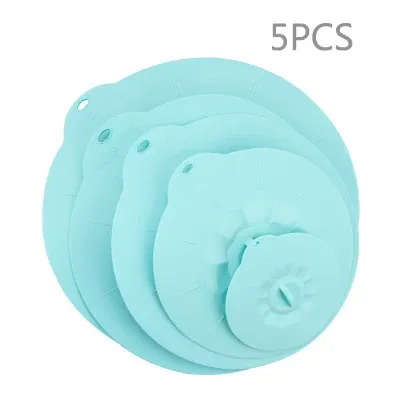 Couvre-plat universel réutilisable en silicone anti-débordement pour bols et casseroles, DC05 20