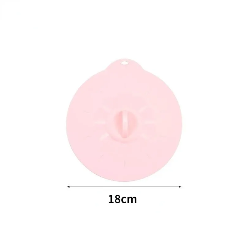 Couvre-plat universel réutilisable en silicone anti-débordement pour bols et casseroles, DC05 18