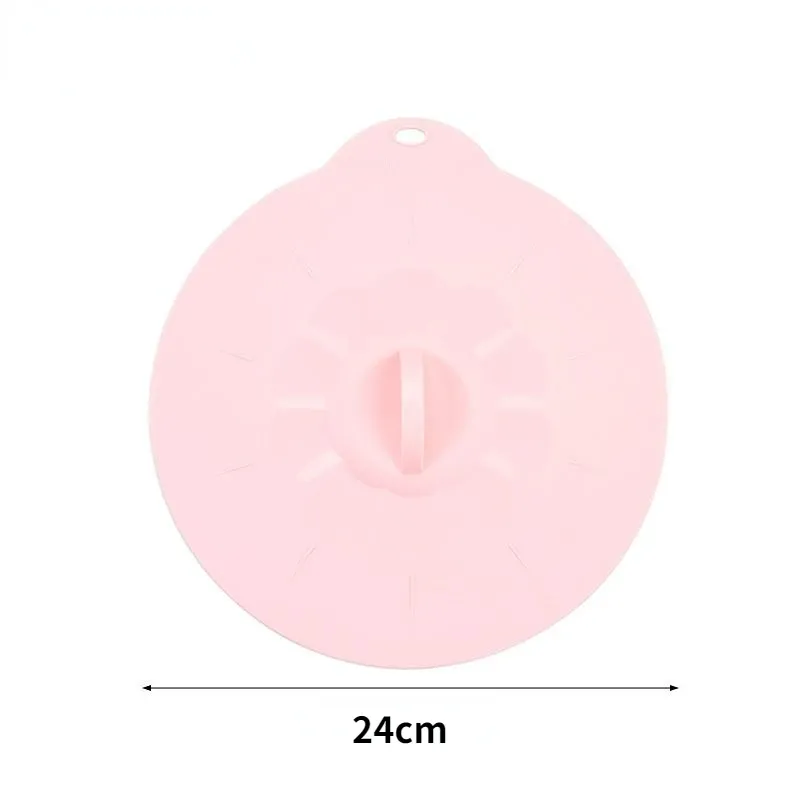 Couvre-plat universel réutilisable en silicone anti-débordement pour bols et casseroles, DC05 16