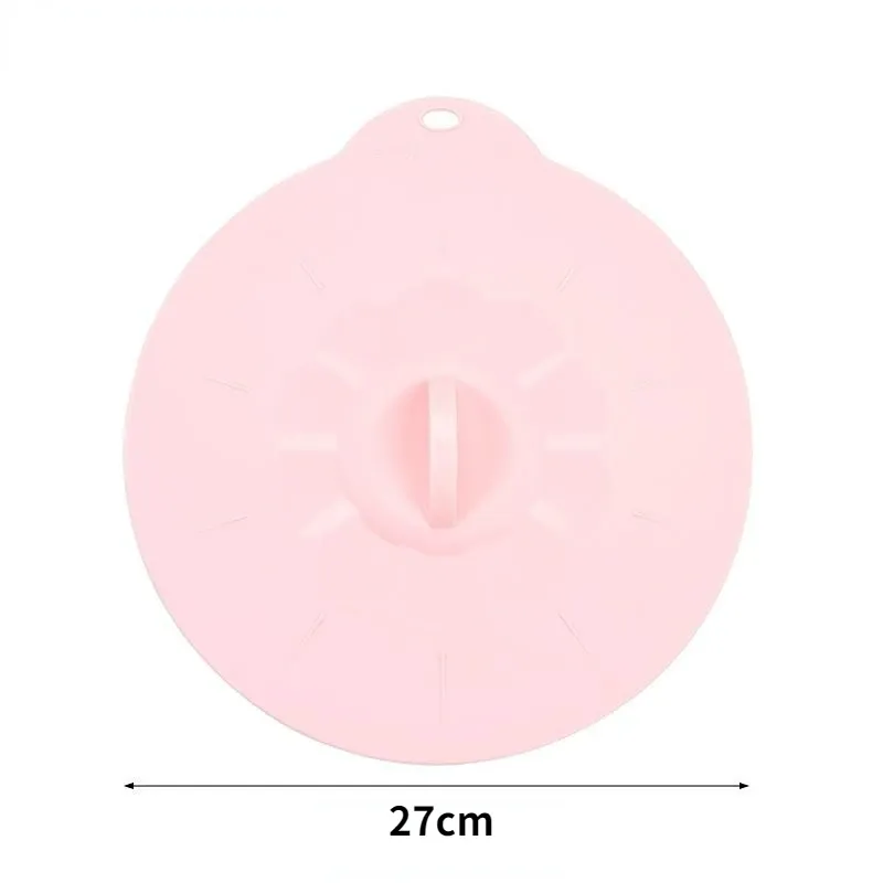 Couvre-plat universel réutilisable en silicone anti-débordement pour bols et casseroles, DC05 15