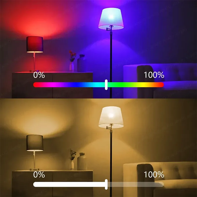 Ampoule connectée Wi-Fi TUYA B22 (culot à baïonnette) avec Bluetooth, LED RGB, 220 V, compatible Alexa et Google Assistant, programmation et gestion de groupes via application 6