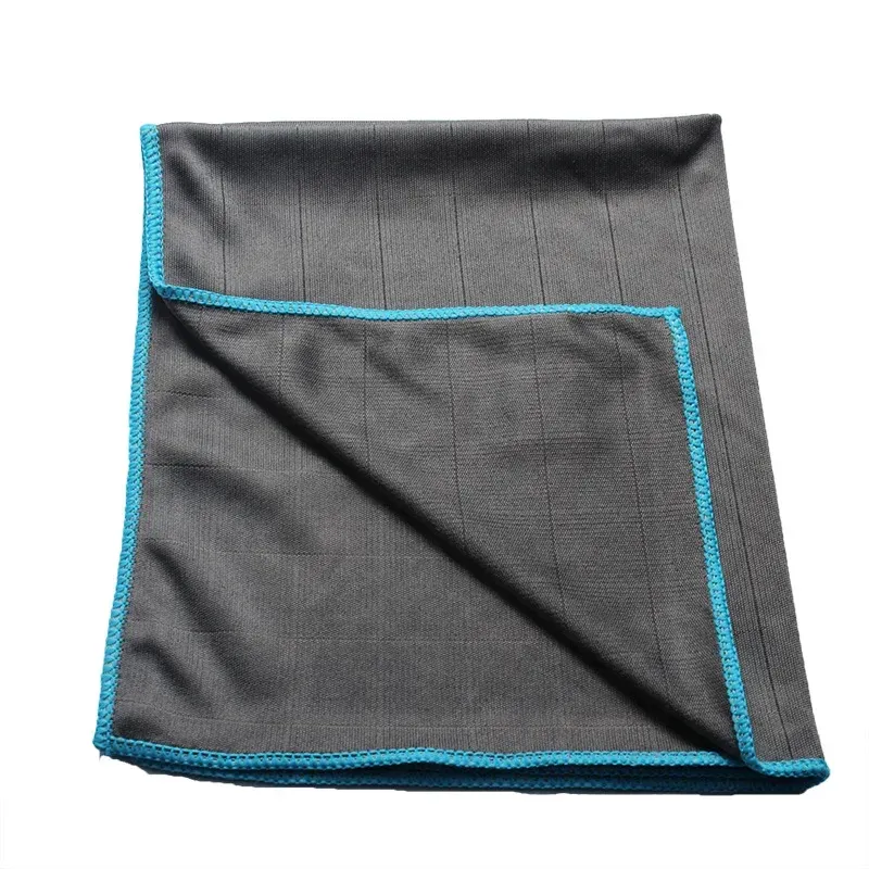 Chiffon de nettoyage en fibre de carbone non pelucheux pour vitres, sans traces et réutilisable 6