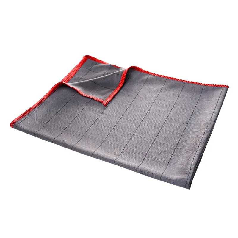 Chiffon de nettoyage en fibre de carbone non pelucheux pour vitres, sans traces et réutilisable 7