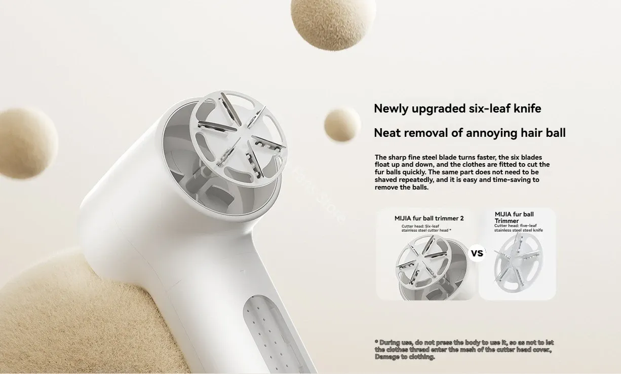 Gros plan sur le design du Xiaomi Mijia Lint Remover 2