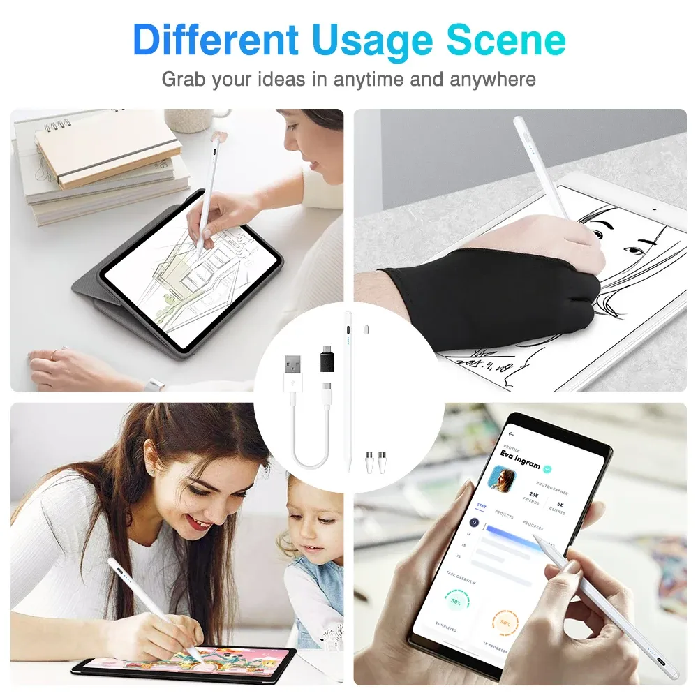 Stylet universel dans son usage quotidien