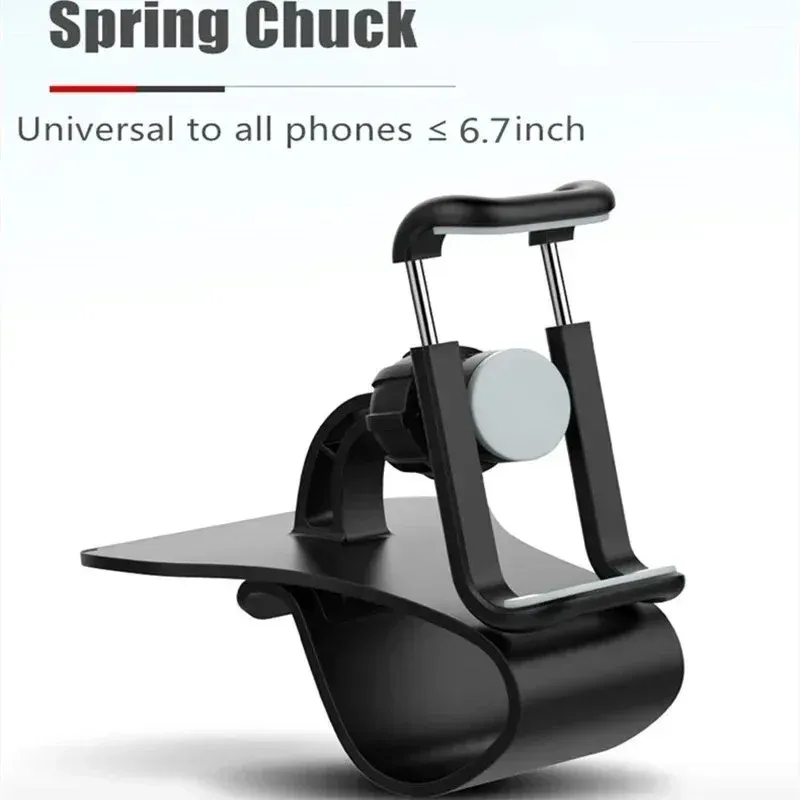 Support de téléphone de voiture rotatif à 360°, support universel pour tableau de bord 6
