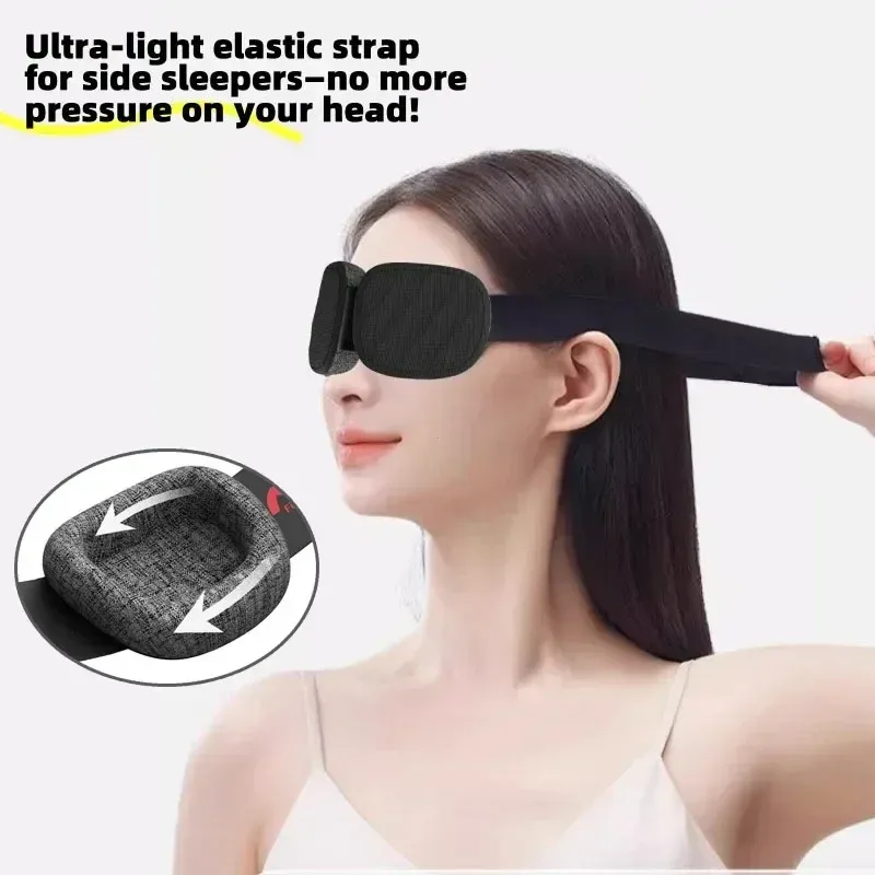 Masque de sommeil 3D réglable pour les yeux 3