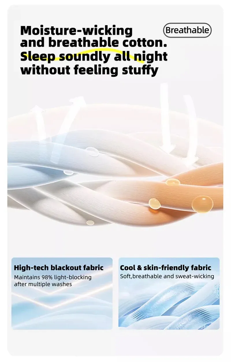 Masque de sommeil, ergonomie et confort