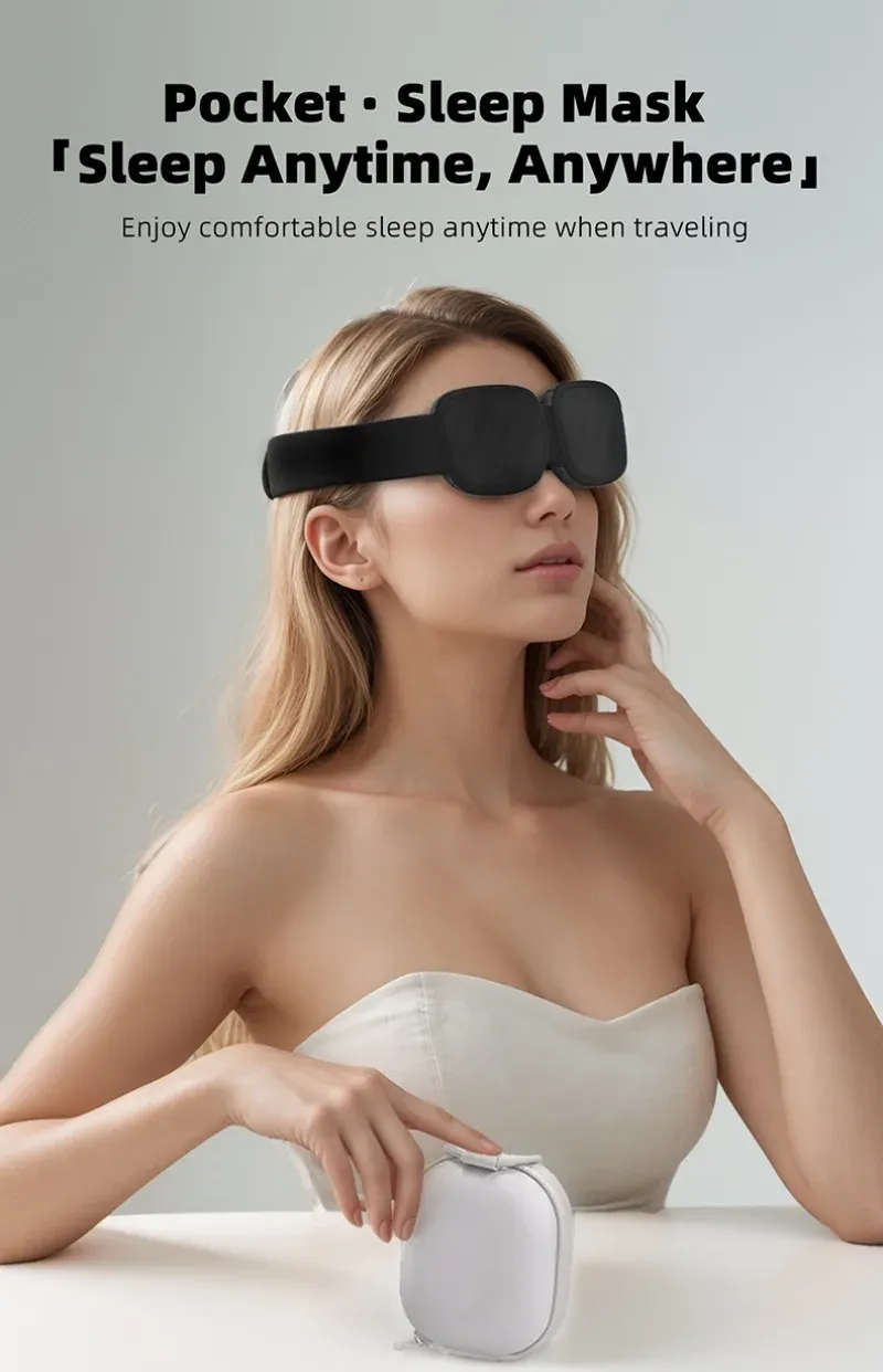 Détail du masque de sommeil 3D