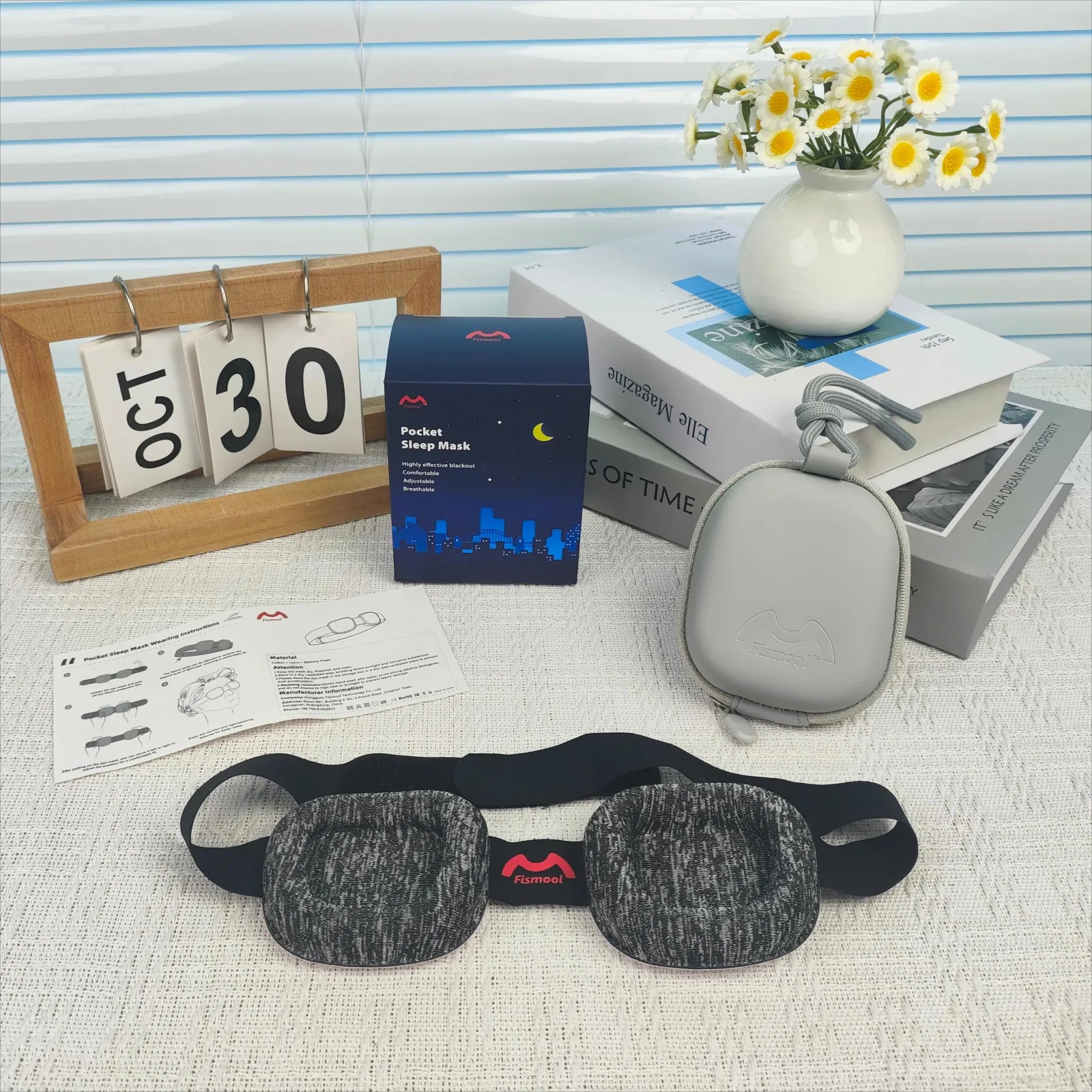 Masque de sommeil 3D, pour des nuits sereines