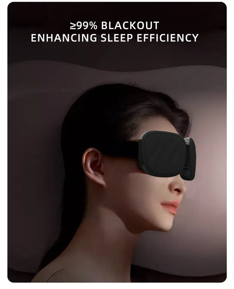 Masque de sommeil pour voyage et détente