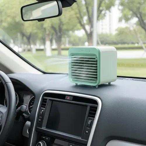 Mini climatiseur portable, vue détaillée
