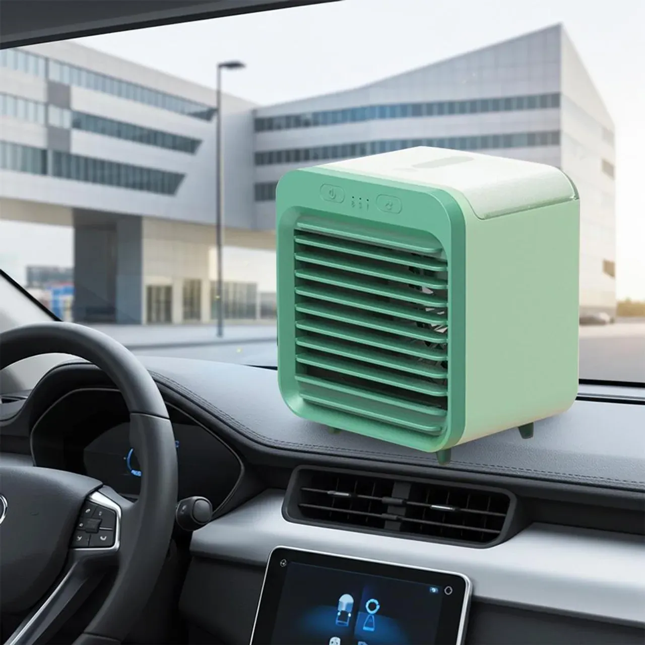 Mini climatiseur portable rechargeable par USB, 3 vitesses 7