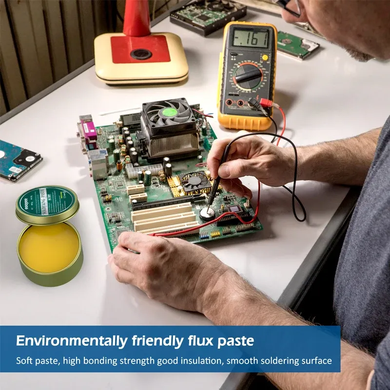 Pâte à souder au flux de colophane, flux professionnel sans nettoyage pour circuits imprimés 4