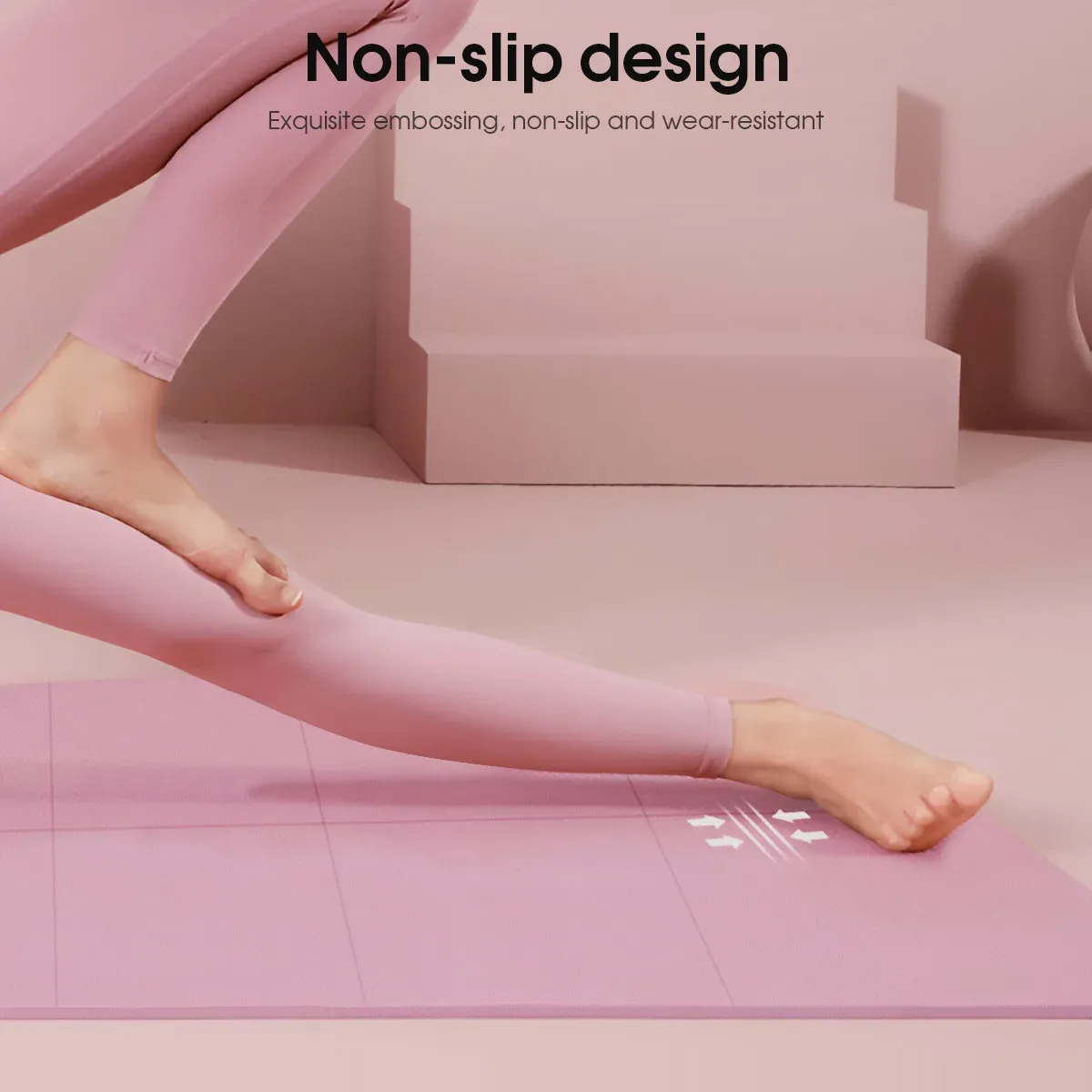 Tapis de yoga en situation