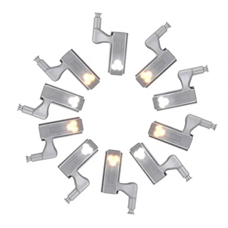 Lampe LED à capteur universel pour armoire, éclairage sous meuble à charnière pour garde-robe, cuisine et chambre à coucher 3
