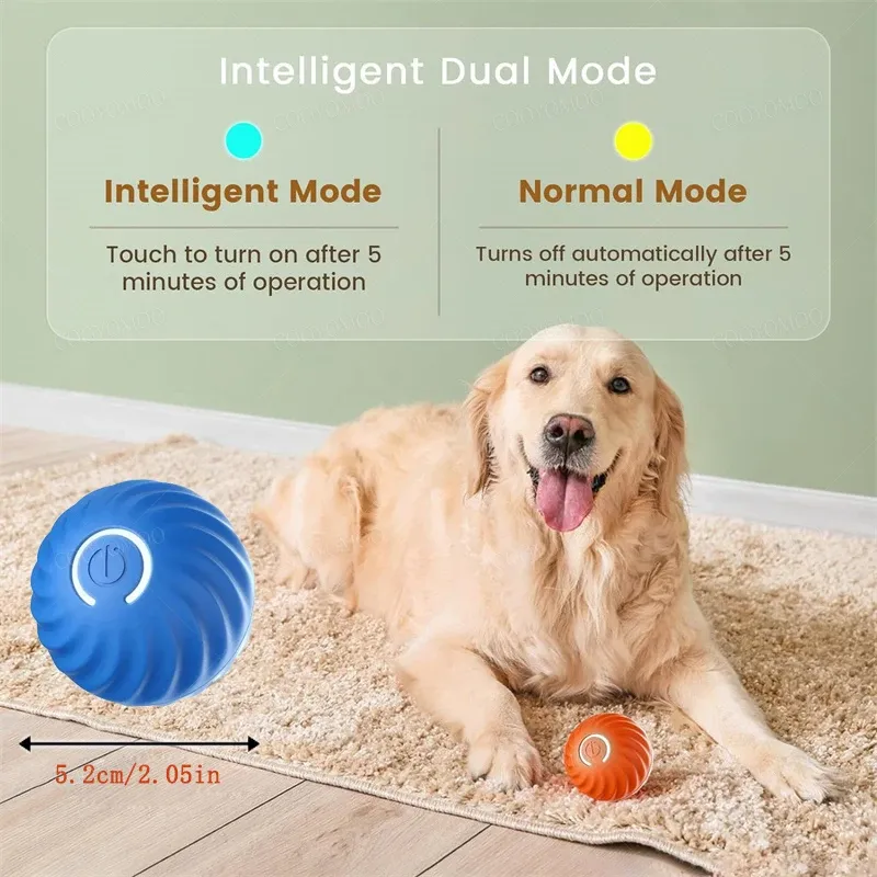 Balle interactive intelligente pour chiens et chats