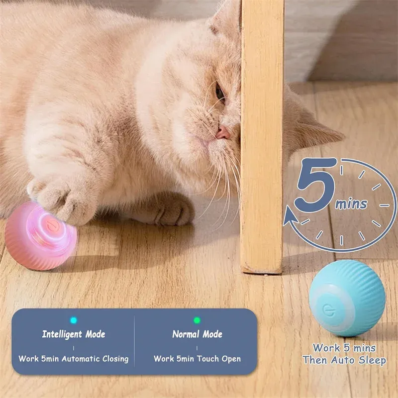 Balle interactive intelligente pour chiens et chats