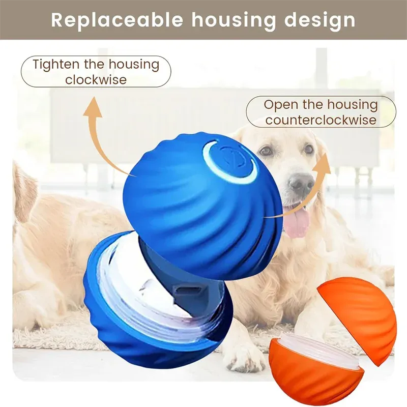 Balle interactive intelligente pour chiens et chats
