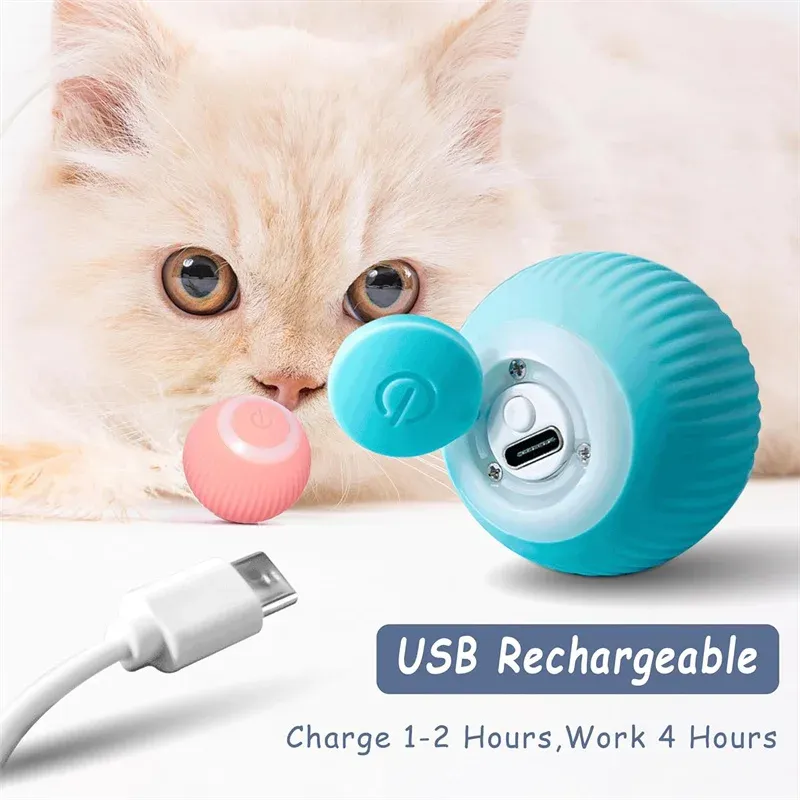 Balle interactive intelligente pour chiens et chats