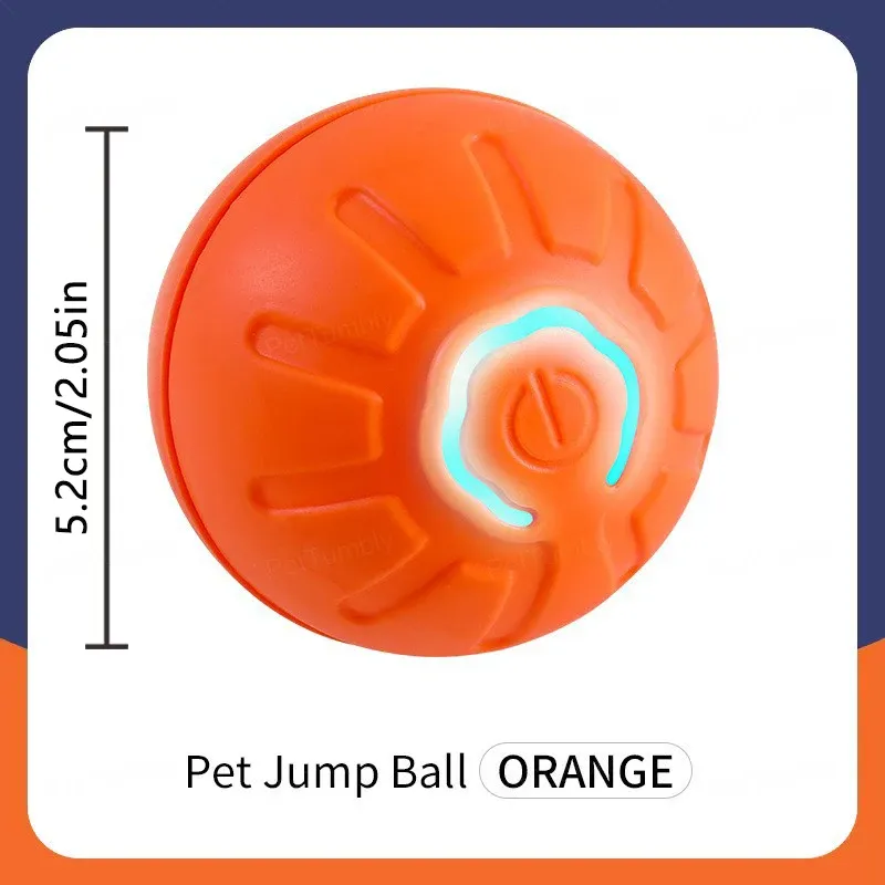 Jouet intelligent pour chien, balle interactive électronique à mouvement automatique rechargeable par USB, rebondissante, idéale comme cadeau d'anniversaire pour chiot 13