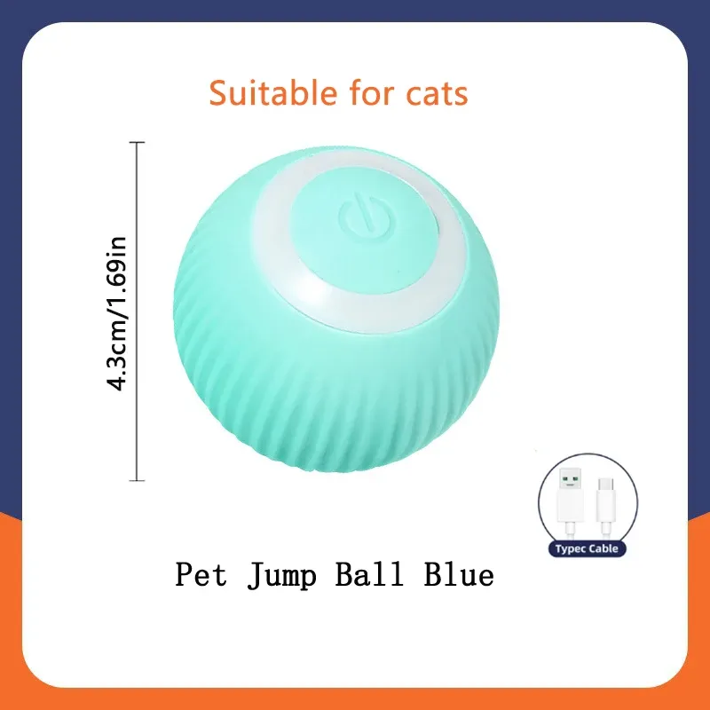 Jouet intelligent pour chien, balle interactive électronique à mouvement automatique rechargeable par USB, rebondissante, idéale comme cadeau d'anniversaire pour chiot 21