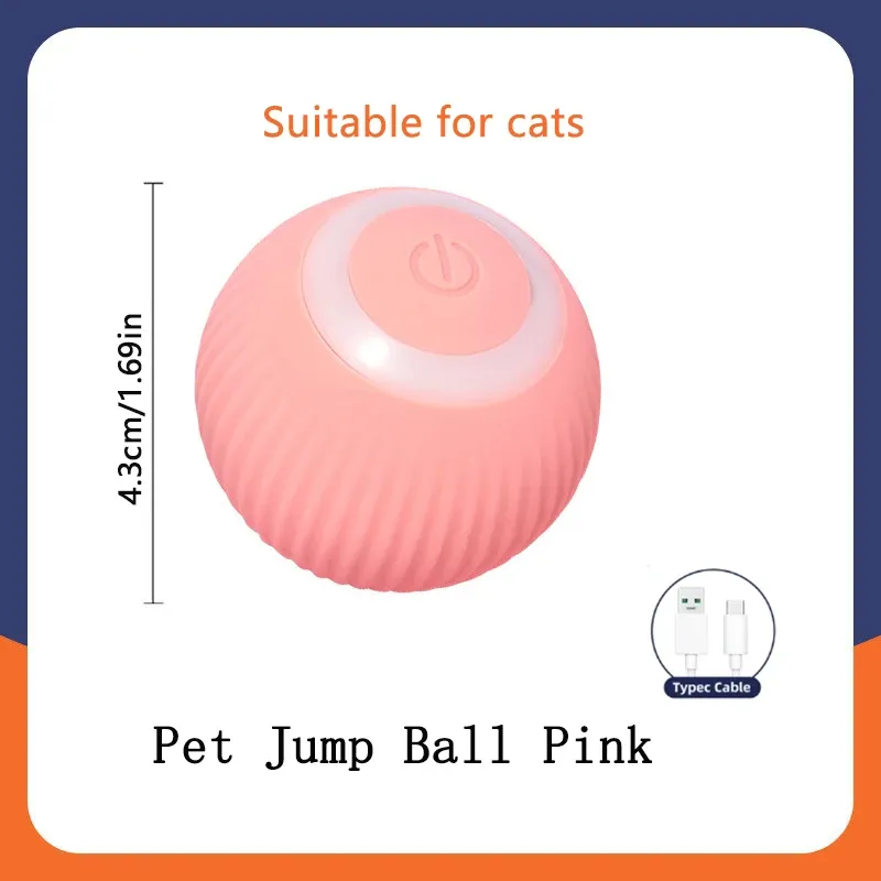 Jouet intelligent pour chien, balle interactive électronique à mouvement automatique rechargeable par USB, rebondissante, idéale comme cadeau d'anniversaire pour chiot 19