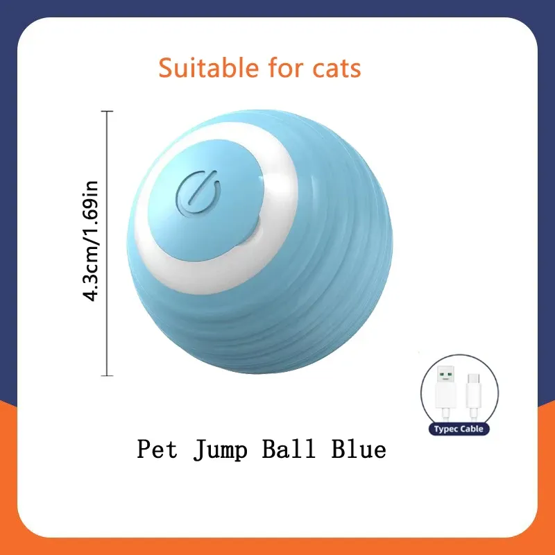Jouet intelligent pour chien, balle interactive électronique à mouvement automatique rechargeable par USB, rebondissante, idéale comme cadeau d'anniversaire pour chiot 20