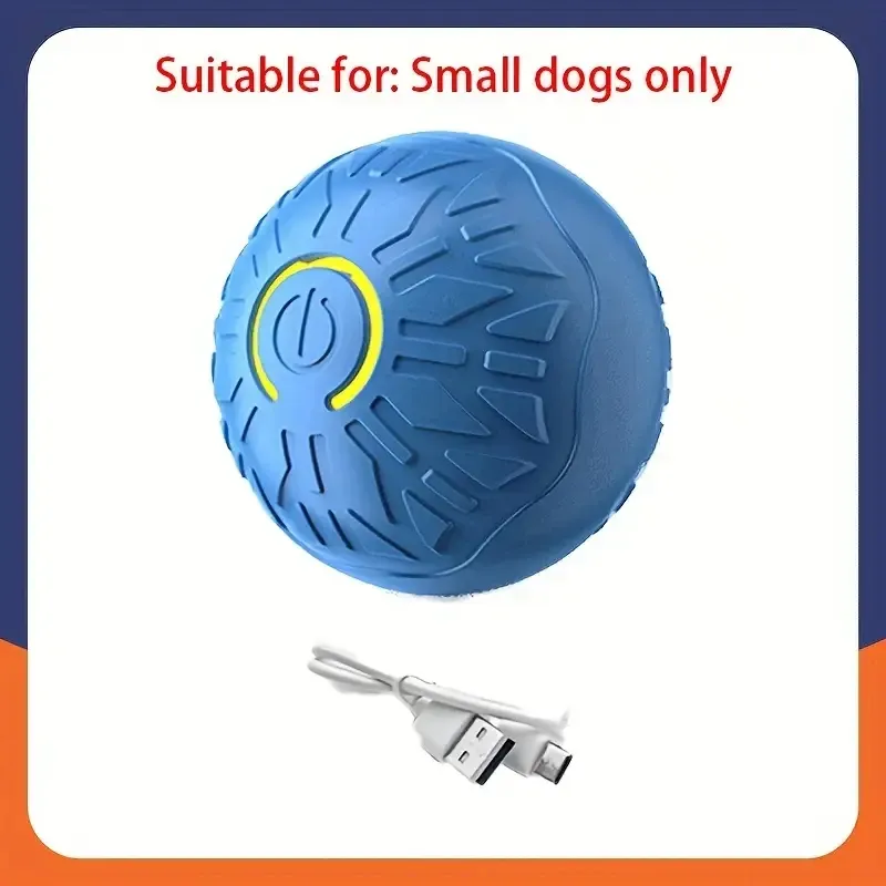 Jouet intelligent pour chien, balle interactive électronique à mouvement automatique rechargeable par USB, rebondissante, idéale comme cadeau d'anniversaire pour chiot 9