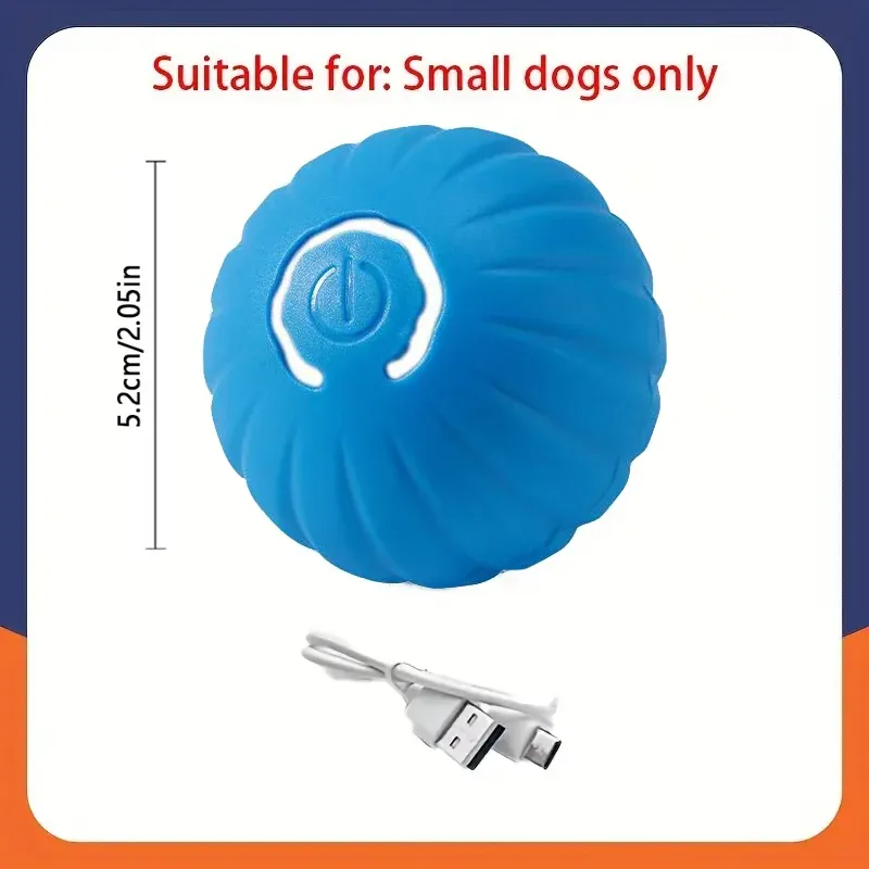 Jouet intelligent pour chien, balle interactive électronique à mouvement automatique rechargeable par USB, rebondissante, idéale comme cadeau d'anniversaire pour chiot 11