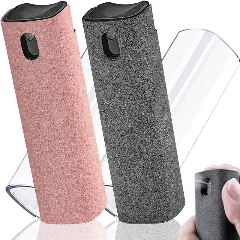 Nettoyant d'écran 2 en 1 pour téléphone et tablette, spray portable avec chiffon en microfibre