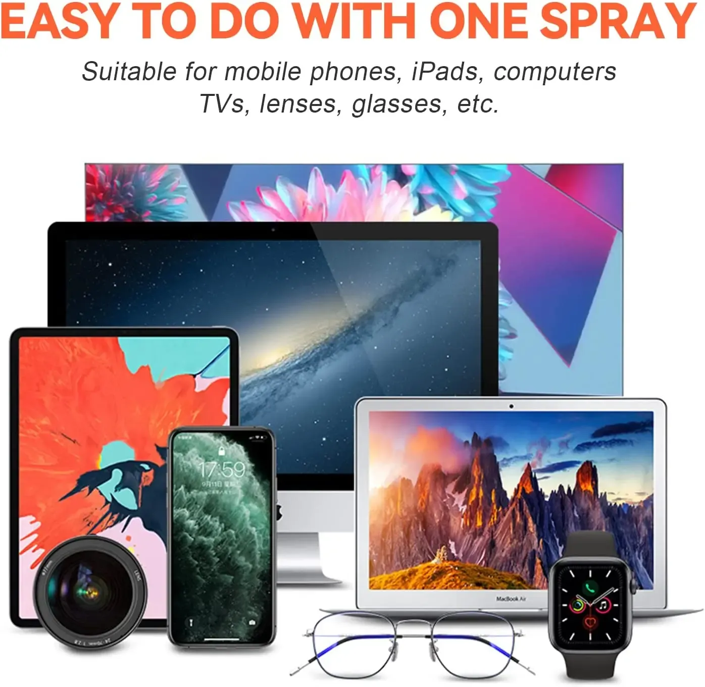 Nettoyeur d'écran, accessoires