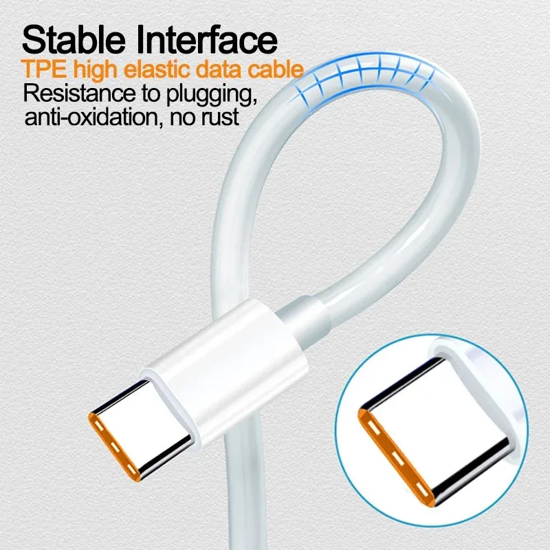 Câble de charge ultra rapide USB-C 6A 120W d'origine Xiaomi, compatible avec Xiaomi Mi 13, Mi 12 Pro, Realme et POCO, câble de données à charge rapide 4