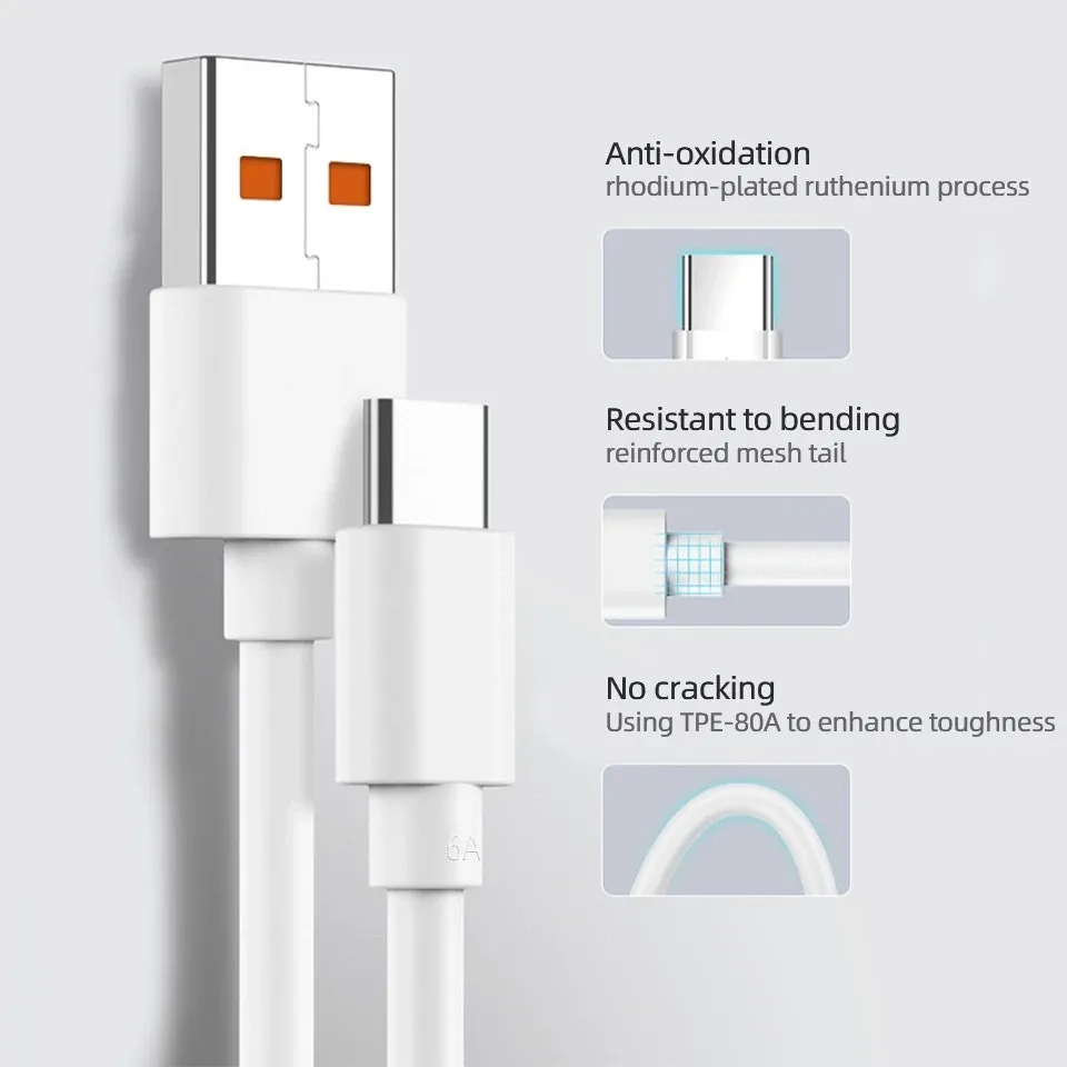 Câble de charge Xiaomi 6A en situation