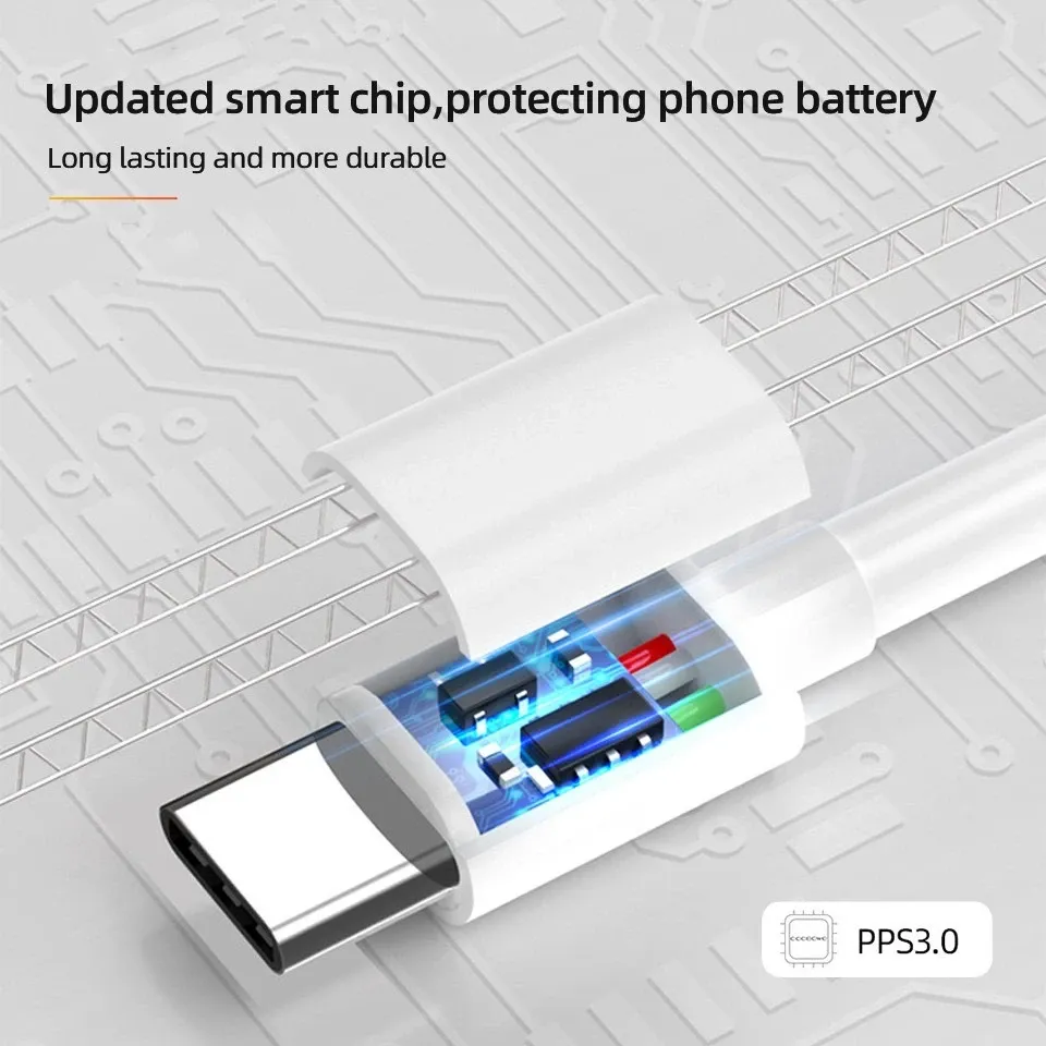 Câble USB-C Xiaomi 6A, finition
