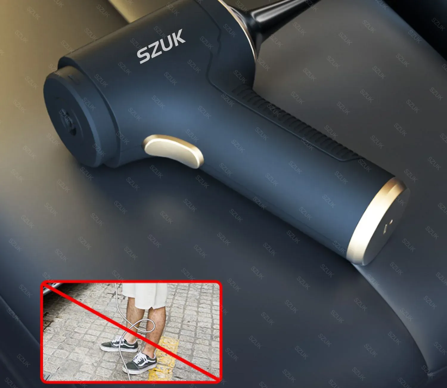Mini aspirateur de voiture, mise en situation