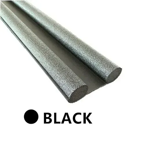 Bande d'étanchéité 95 cm en silicone à double joint pour bas de porte, anti-courant d'air, anti-poussière et insonorisante 9