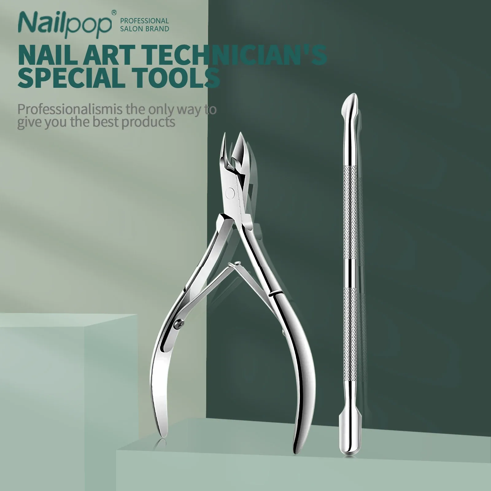 Kit de manucure Nailpop en acier inoxydable