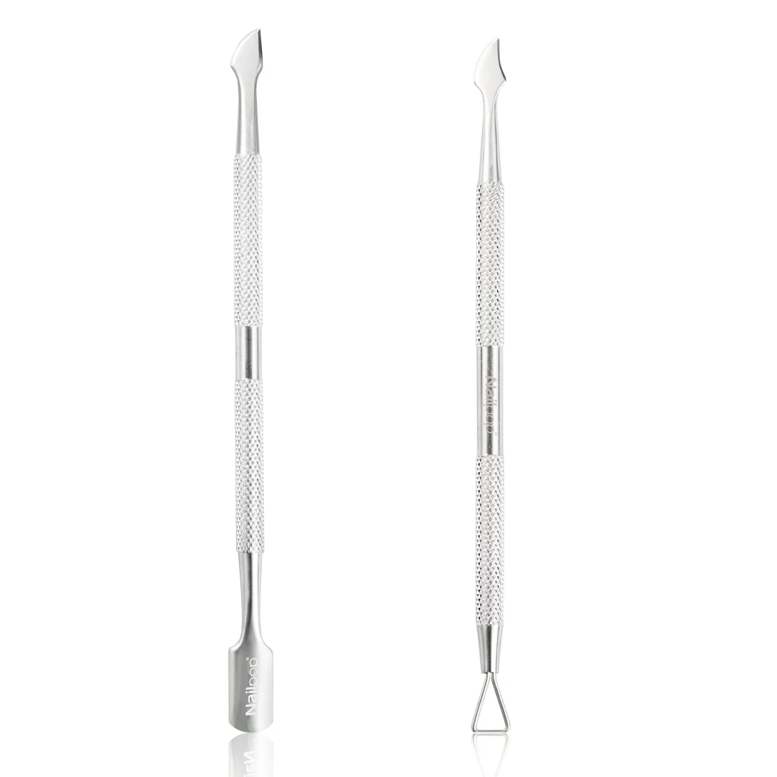 Kit de manucure professionnel Nailpop en acier inoxydable : coupe-ongles, ciseaux, pince à cuticules, pousse-cuticules et outil de soin des ongles 12