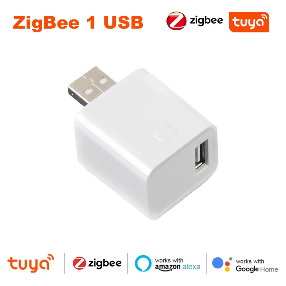 Adaptateur intelligent WiFi/Zigbee 1 à 3 canaux 5 V à port micro USB, compatible Alexa, Google Home et Alice 12
