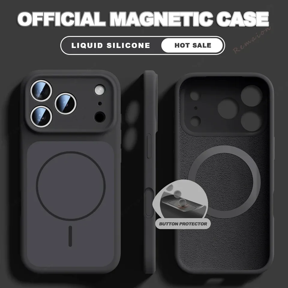 Coque magnétique, vue rapprochée
