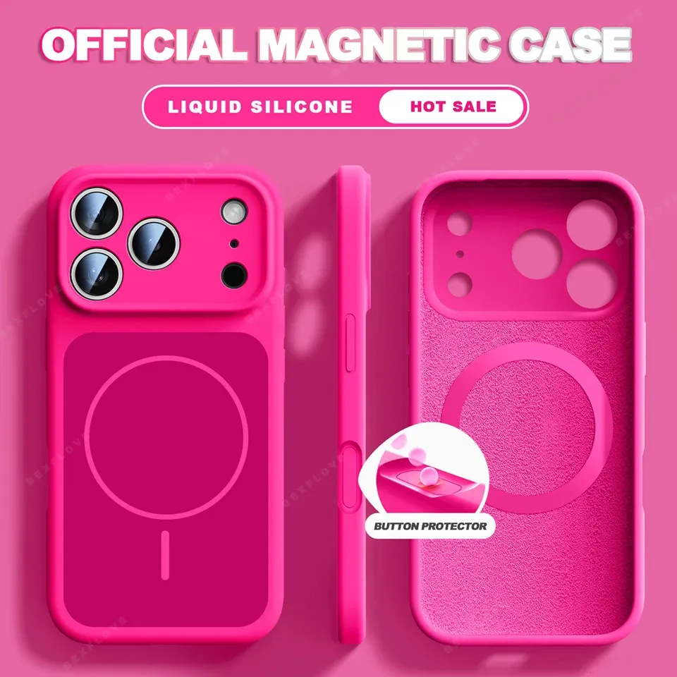 Coque magnétique, détail des boutons