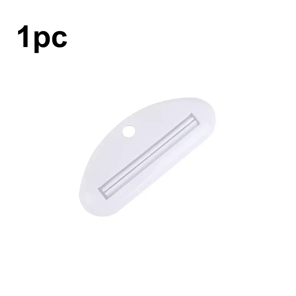 Distributeur de dentifrice en plastique avec clips, support roulant, accessoires de salle de bains 24