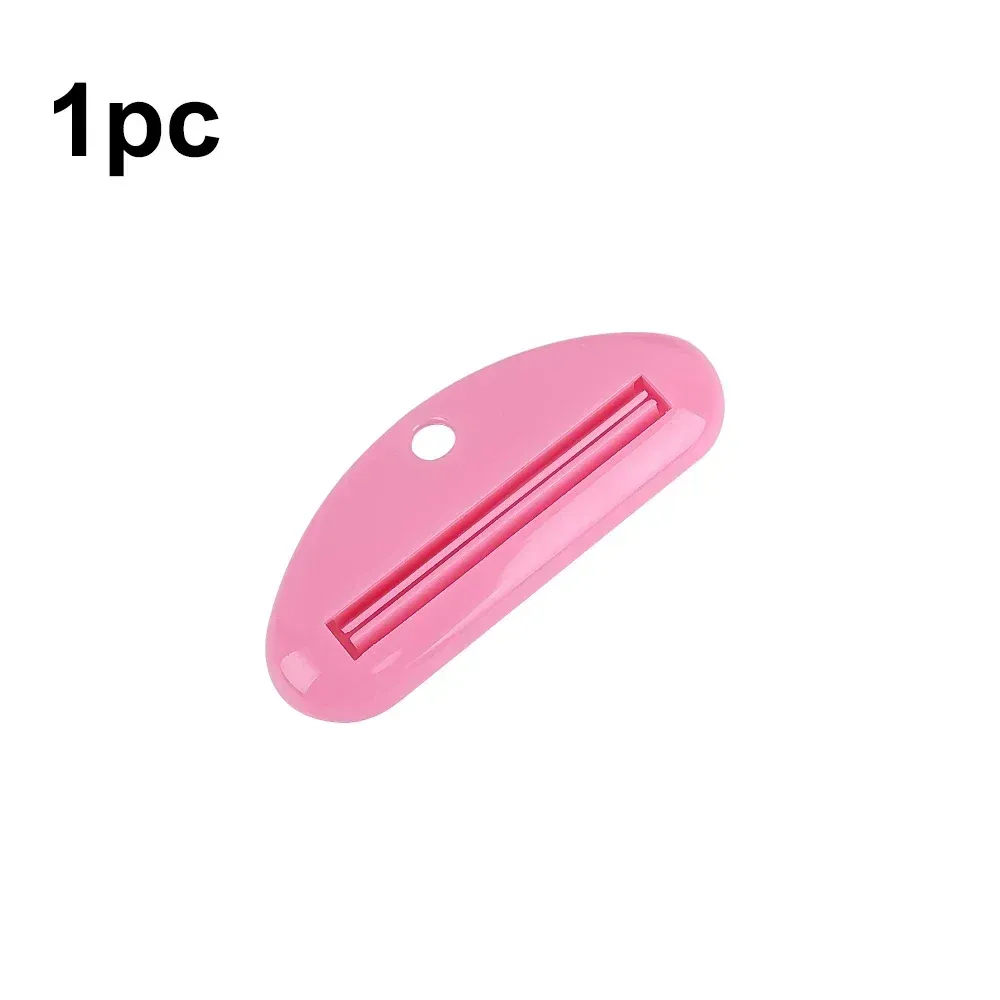 Distributeur de dentifrice en plastique avec clips, support roulant, accessoires de salle de bains 16