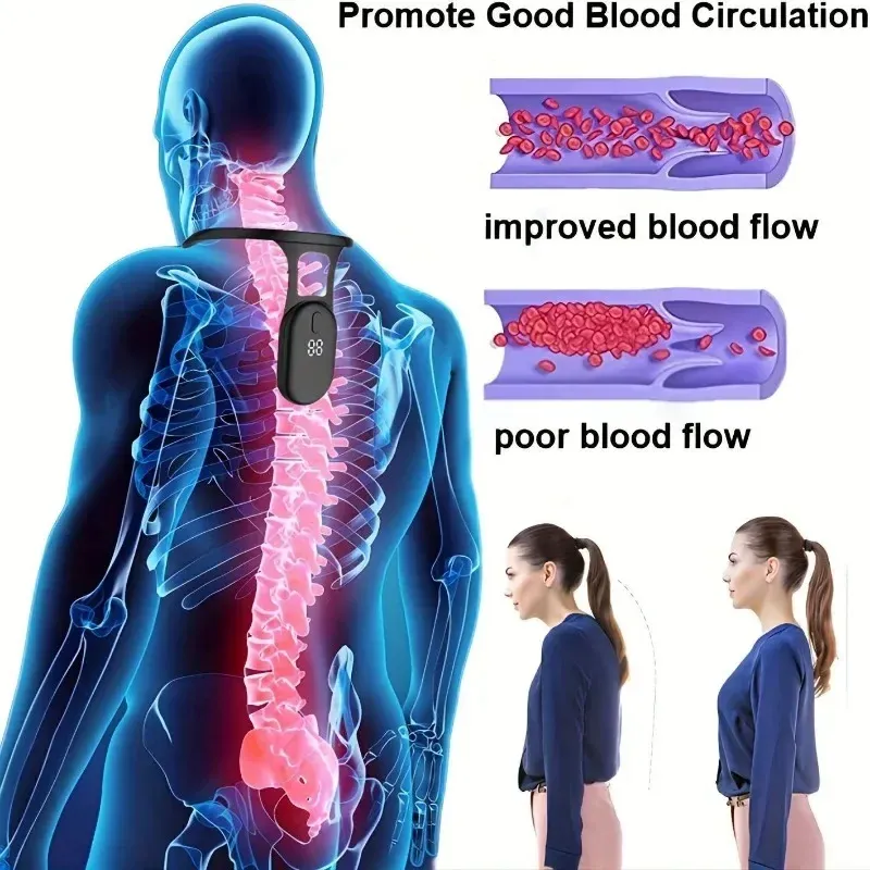 Correcteur de posture intelligent à vibration Miicro, rappel de posture pour le dos et le cou, pour enfants et adultes 5