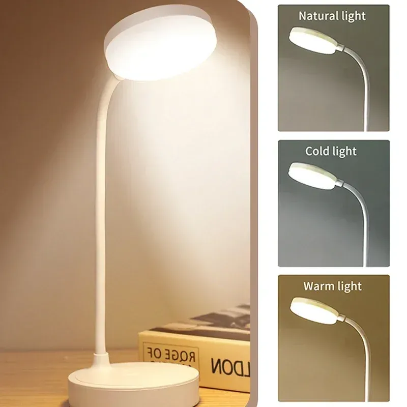 Détail du design de la lampe de bureau LED