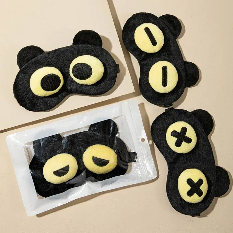 Masque de sommeil mignon pour enfants et étudiants, apaisant et confortable, réduit la fatigue oculaire, chaud et portable 6