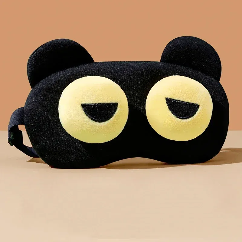 Masque de sommeil mignon pour enfants et étudiants, apaisant et confortable, réduit la fatigue oculaire, chaud et portable 9