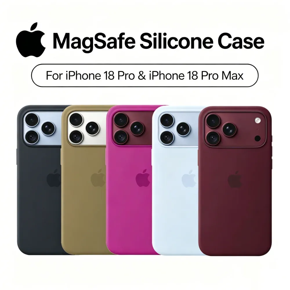 Coque en silicone liquide MagSafe magenta bordeaux pour iPhone